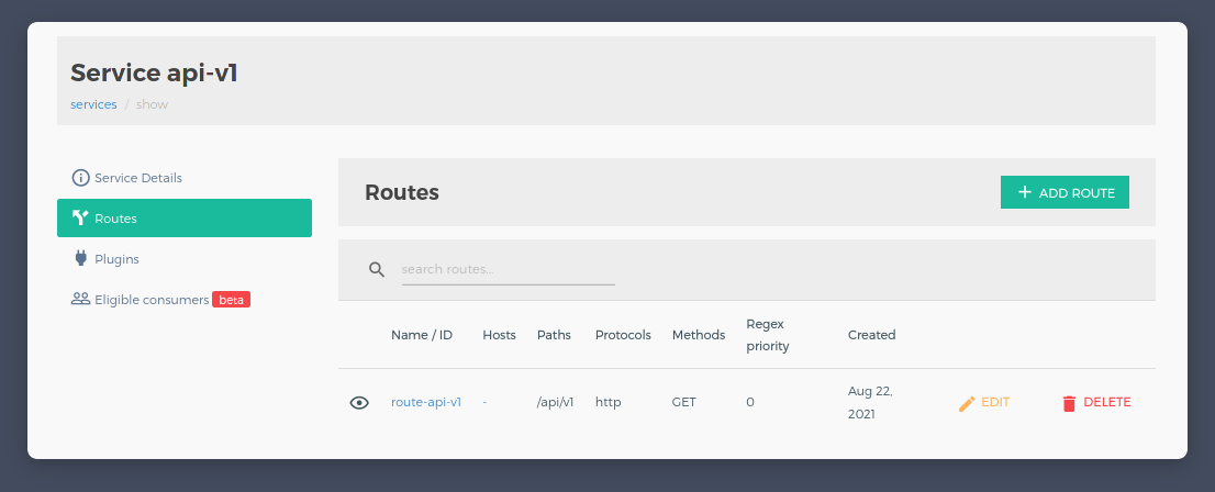 Routes List